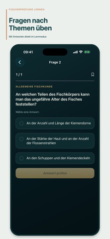 Fischerprüfung lernen: App-Store-Screenshot 2