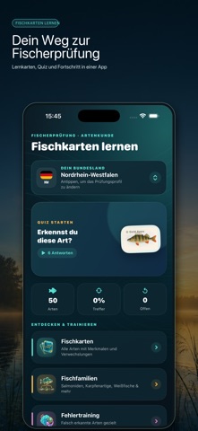 Fischkarten lernen: App-Store-Screenshot 1