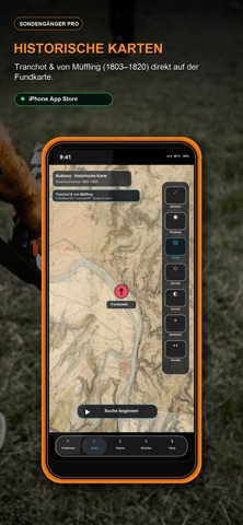 Sondengänger Pro: App-Store-Screenshot 3